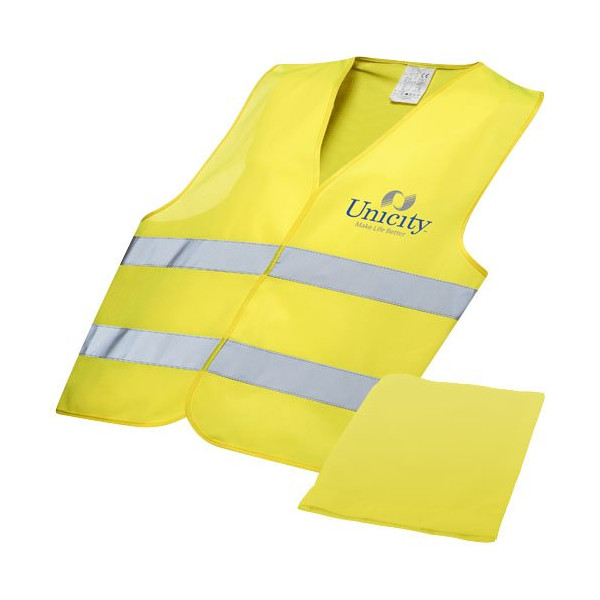 Gilet di sicurezza Watch-out in custodia per...