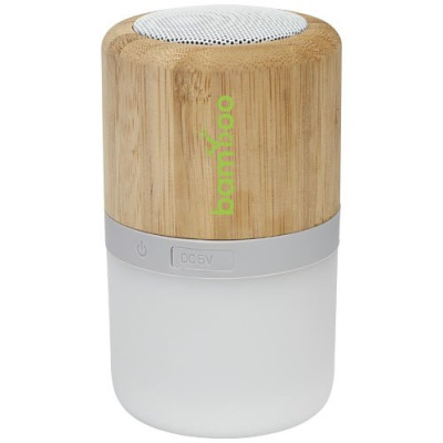 Speaker Bluetooth® in bambù Aurea con luce 2