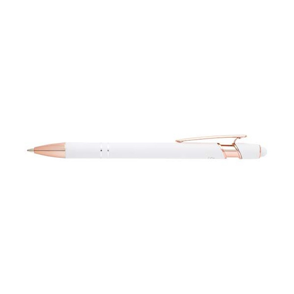 Penna a sfera con finitura oro rosa...