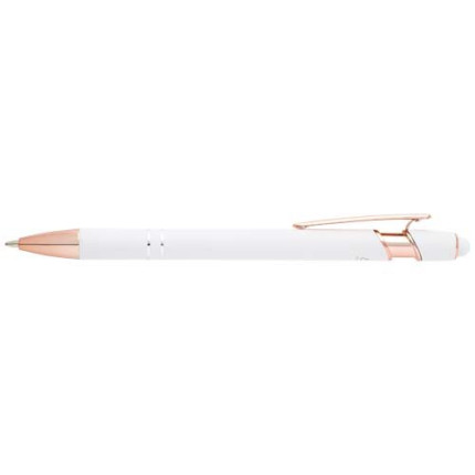Penna a sfera con finitura oro rosa Nanna-inchiostro blu