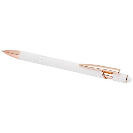 Penna a sfera con finitura oro rosa Nanna-inchiostro blu