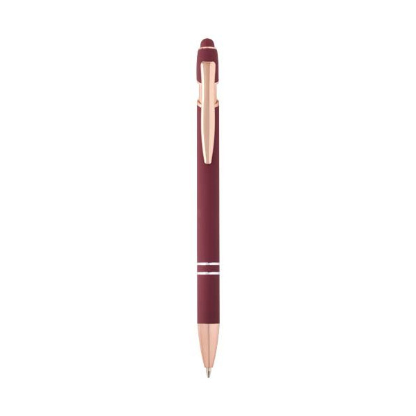 Penna a sfera con finitura oro rosa...