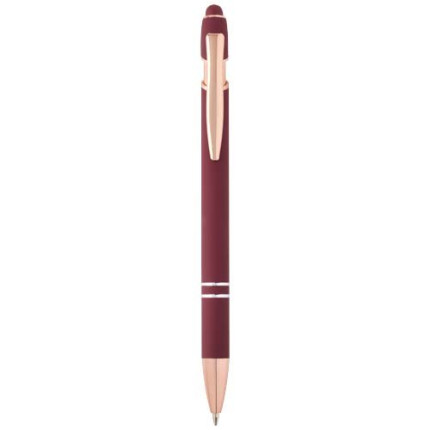 Penna a sfera con finitura oro rosa Nanna-inchiostro blu