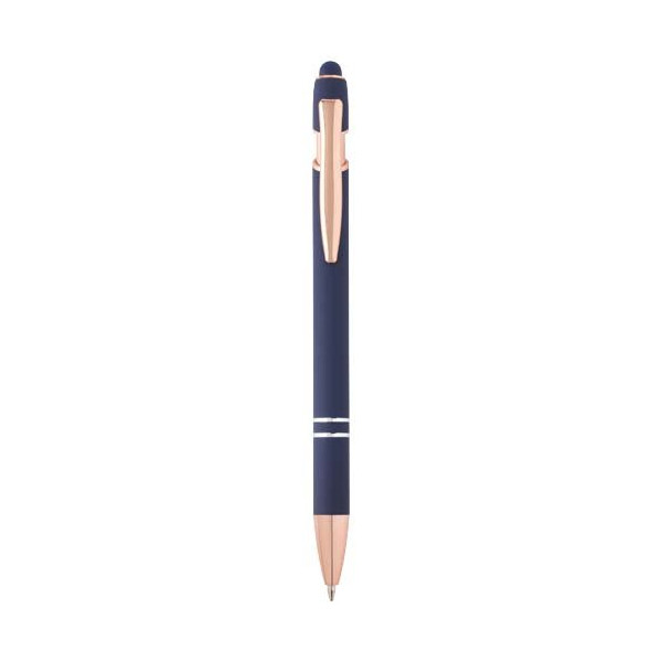 Penna a sfera con finitura oro rosa...