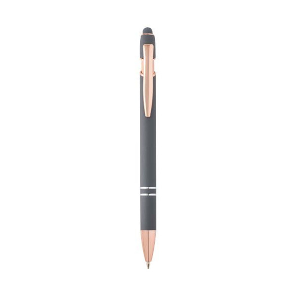Penna a sfera con finitura oro rosa...