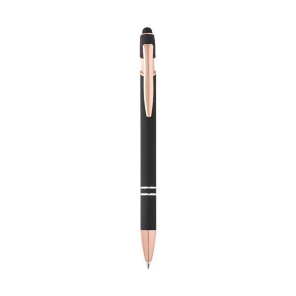 Penna a sfera con finitura oro rosa...