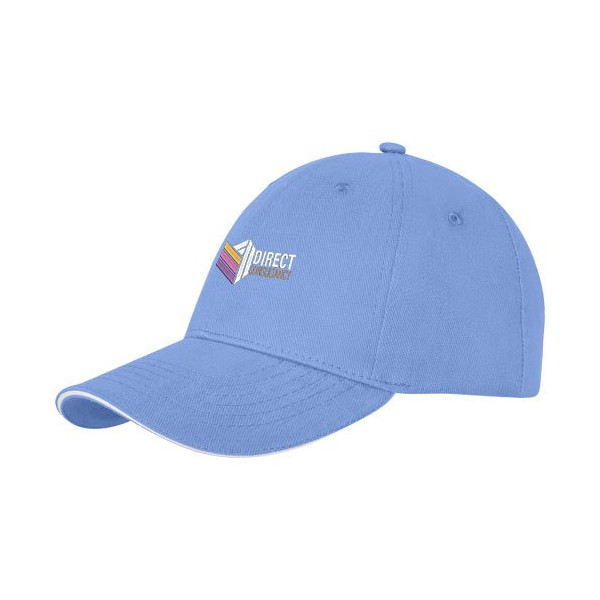 Cappellino Darton a 6 pannelli con visiera a...