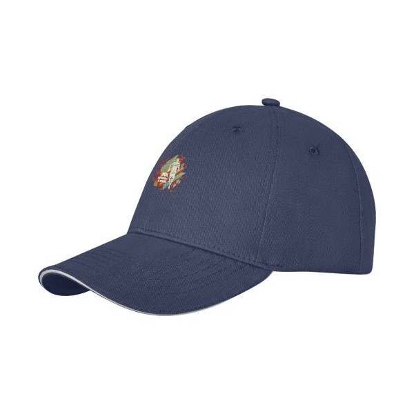Cappellino Darton a 6 pannelli con visiera a...