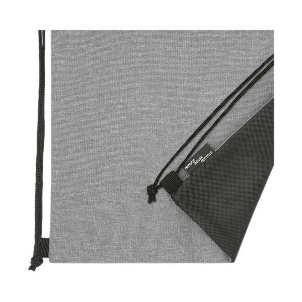 Zaino con cordoncino Ross in PET riciclato - 5L