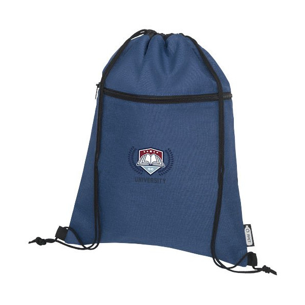 Zaino con cordoncino Ross in PET riciclato - 5L