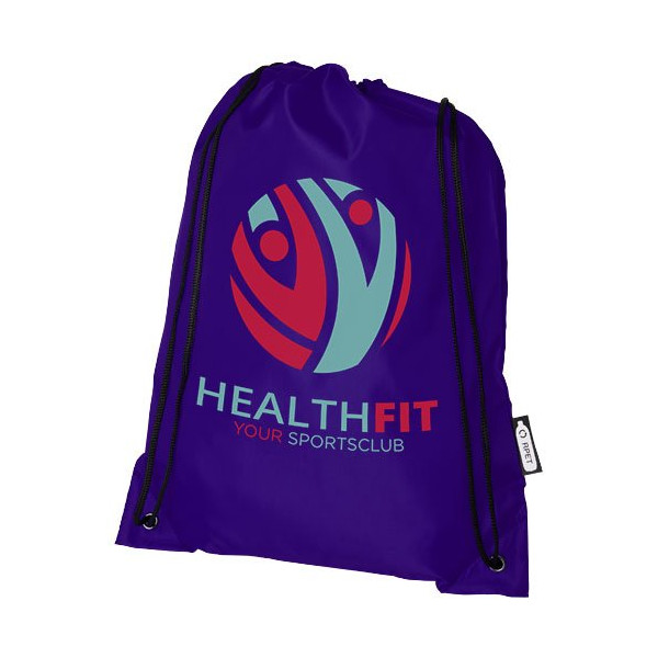 Zaino con cordoncino Oriole in PET riciclato - 5L