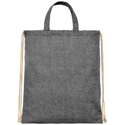 Zaino con cordoncino Pheebs in tessuto riciclato, 210 g/m² - 6L