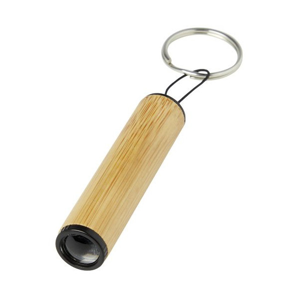 Portachiavi in bambù con luce Cane