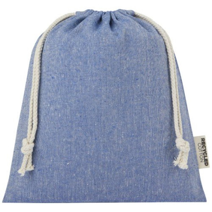 Sacchetto per confezione regalo medio in cotone riciclato 150 g/m² certificato GRS Pheebs - 1,5L