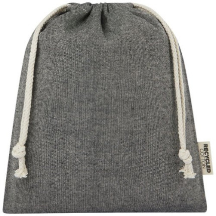 Sacchetto per confezione regalo medio in cotone riciclato 150 g/m² certificato GRS Pheebs - 1,5L