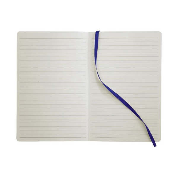 Blocco note con copertina morbida formato A5...