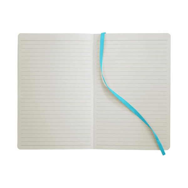 Blocco note con copertina morbida formato A5...