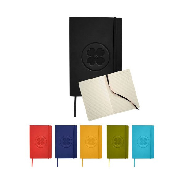 Blocco note con copertina morbida formato A5...