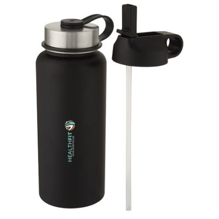 Borraccia sportiva Supra da 1l con isolamento sottovuoto in rame con 2 coperchi