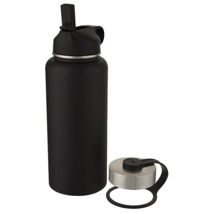 Borraccia sportiva Supra da 1l con isolamento sottovuoto in rame con 2 coperchi