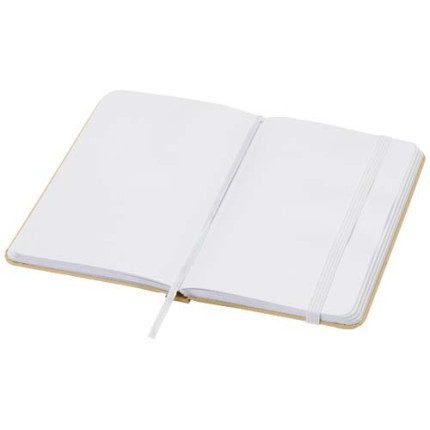 Blocco note formato A6 con copertina rigida in materiale riciclata e pagine bianche Reed