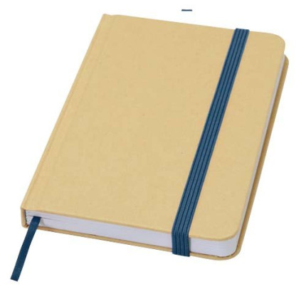 Blocco note formato A6 con copertina rigida in materiale riciclata e pagine bianche Reed