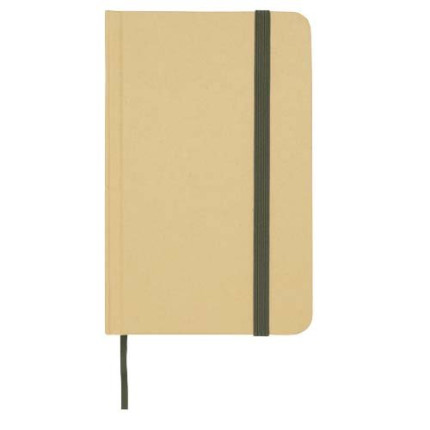 Blocco note formato A6 con copertina rigida in materiale riciclata e pagine bianche Reed