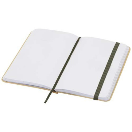 Blocco note formato A6 con copertina rigida in materiale riciclata e pagine bianche Reed