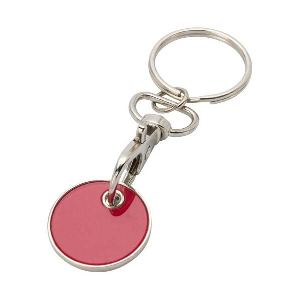 Portachiavi con gettone per carrello della...