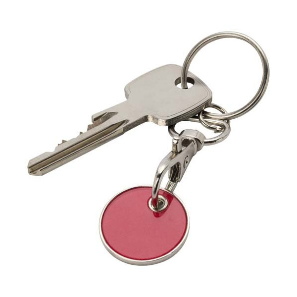 Portachiavi con gettone per carrello della...