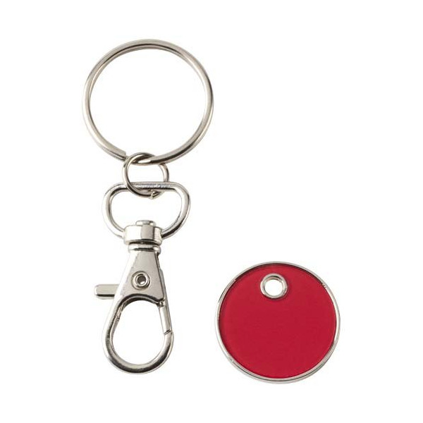 Portachiavi con gettone per carrello della...