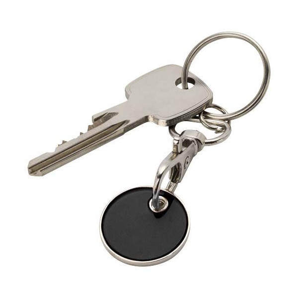Portachiavi con gettone per carrello della...