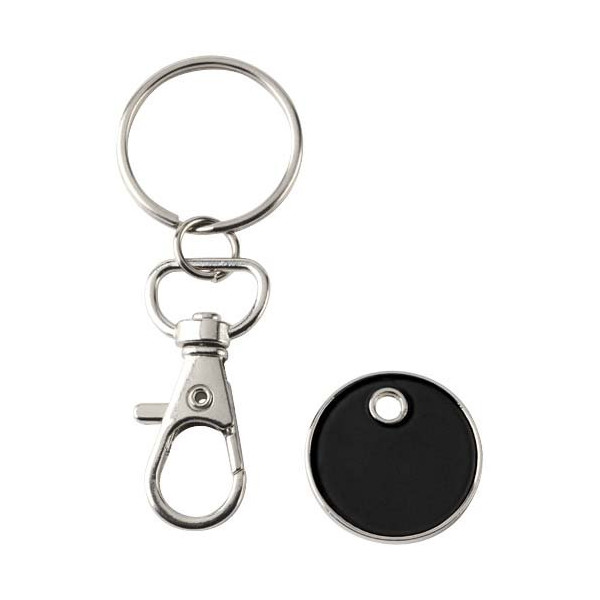 Portachiavi con gettone per carrello della...