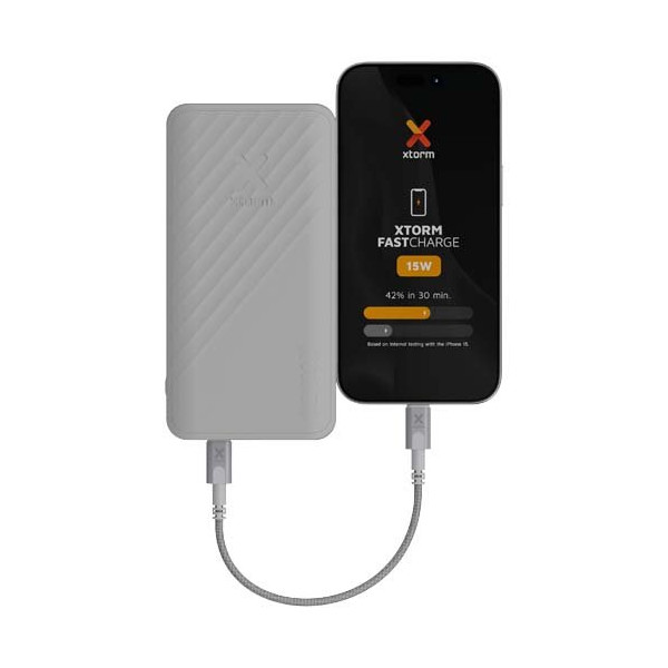 Power bank a ricarica rapida da 20.000 mAh 15 W...
