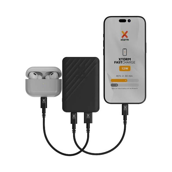 Power bank a ricarica rapida da 5.000 mAh 12 W...
