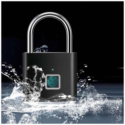 Lucchetto smart con apertura tramite impronta digitale SCX.design T11