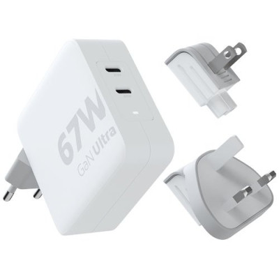 Caricabatterie da viaggio da 67 W con cavo USB-C PD da...