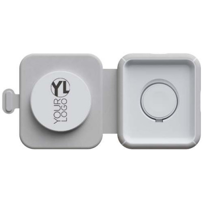 Caricabatterie da viaggio wireless 2 in 1 pieghevole da... 2