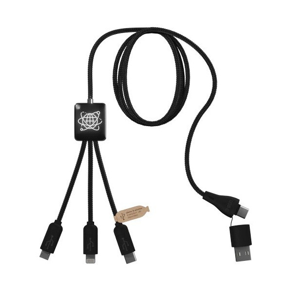 Cavo 5 in 1 con trasferimento dati in PET...