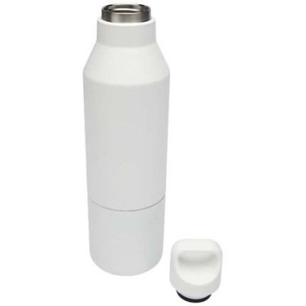Borraccia termica da 600 ml in acciaio inox riciclato certificato RCS con tazza da 300 ml Odessy