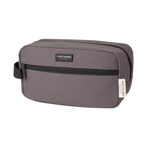 Borsa porta accessori in canvas riciclato...