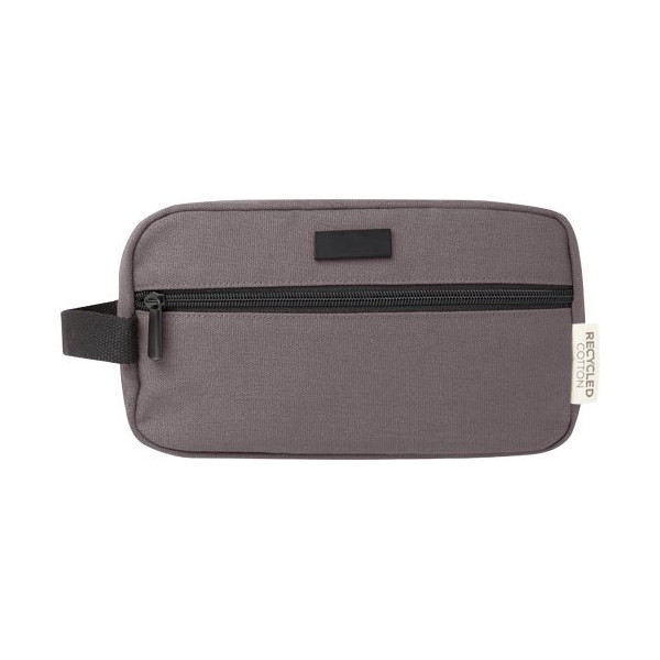 Borsa porta accessori in canvas riciclato...