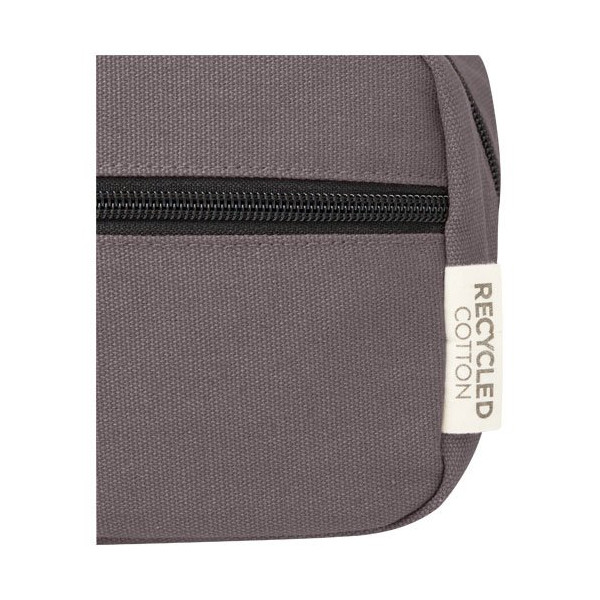 Borsa porta accessori in canvas riciclato...