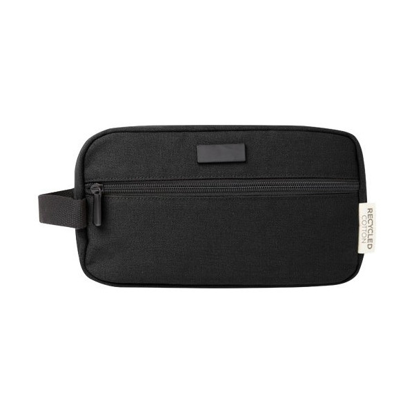 Borsa porta accessori in canvas riciclato...