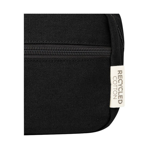 Borsa porta accessori in canvas riciclato...