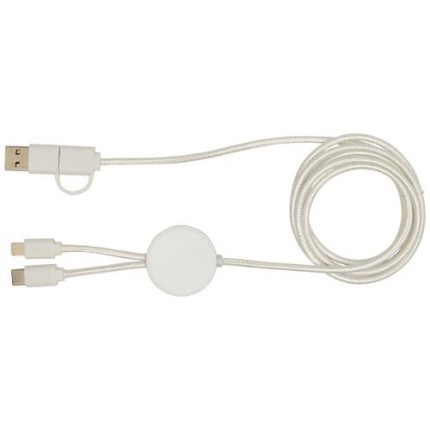 Cavo 5-in-1 in plastica riciclata da 150 cm per la sincronizzazione dei dati e la ricarica rapida da 27 W Citala