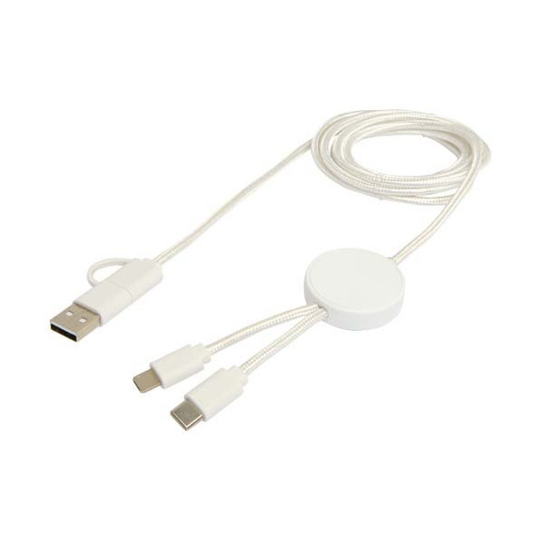 Cavo 5-in-1 in plastica riciclata da 150 cm per...