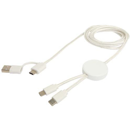 Cavo 5-in-1 in plastica riciclata da 150 cm per la sincronizzazione dei dati e la ricarica rapida da 27 W Citala