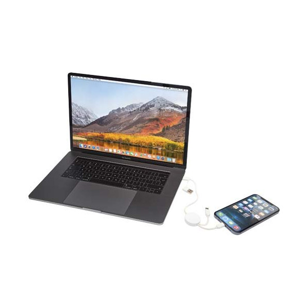 Cavo 5-in-1 in plastica riciclata da 30 cm per...
