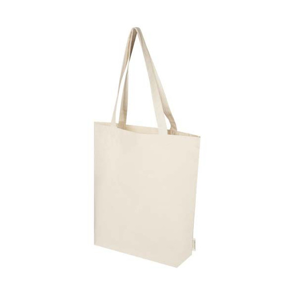 Tote bag con base ampia in tessuto biologico da...